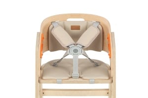 Scaun de masa pliabil din lemn MamaToyz, multifunctional si transformabil cu masuta, 6 luni - adolescent, Verde - Img 4