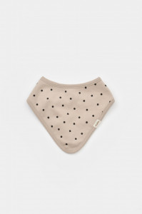Set 2 bavete Girafa, BabyCosy, Ecru/Mink