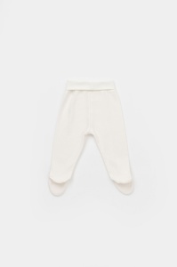 Set 2 pantaloni cu botosei bebe unisex Girafa, Baby Cosy, 100% bumbac organic