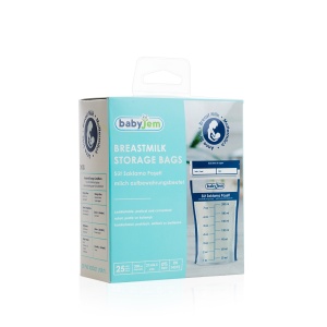 Set 25 pungi pentru stocarea laptelui matern BabyJem