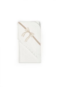 Set de 10 piese pentru nou nascut, Bow, stone, 100% bumbac organic, BabyCosy - Img 12