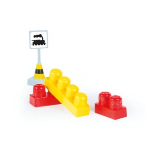 Set de constructii cu trenulet - 89 piese