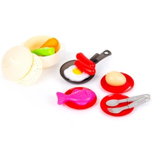 Set jucarie Chipolino Kitchen 87 cm cu sistem de curgere apa, lumini, sunete si 63 accesorii - Img 3