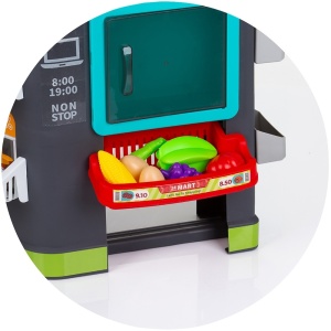 Set jucarie Chipolino Supermarket 87 cm cu lumini, sunete si 81 accesorii - Img 13