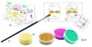 Set make-up, culori non alergice Djeco, printese - Img 2