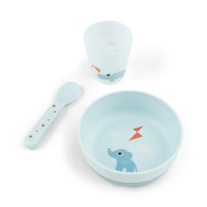 Set pentru primele mese Done by Deer Foodie Playground Blue