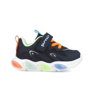 Sneakers cu luminite Garvalin 251808, albastru - Img 2