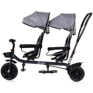 Tricicleta gemeni Chipolino Hip Hop platinum - Img 2