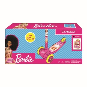 TROTINETA CU 3 ROTI BARBIE CU GHIOZDAN - Img 1