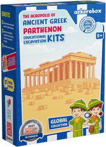 Arkerobox - Set arheologic educational si puzzle 3D, Grecia antica, Parthenon