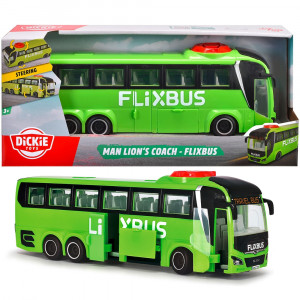 Autobuz Dickie Toys MAN Lion's Coach 26,5 cm Flixbus verde - Img 7