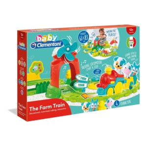 Baby Clementoni - Tren Interactiv Cu Animalute De La Ferma - Img 2