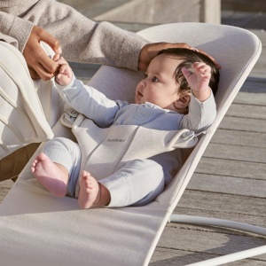 BabyBjorn - Balansoar Bliss Light Beige, 3D Jersey - Img 4