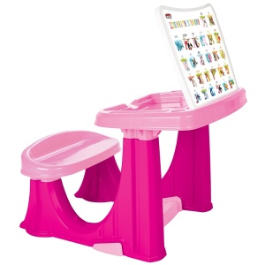 Banca scolara Pilsan Handy Study Desk pink - Img 2