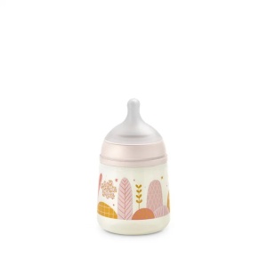 Biberon 150 ml tetină fiziologică SX Pro debit lent roz Dreams - Img 2