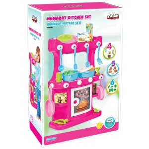 Bucatarie Pilsan Hamarat Kitchen Set pink - Img 2