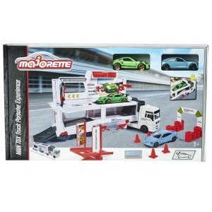 Camion Majorette MAN Tgx Porsche Experience cu 2 masinute - Img 10