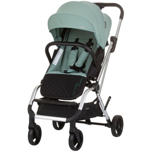 Carucior Chipolino Twister pastel green cu sezut rotativ - Img 1