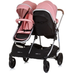 Carucior gemeni Chipolino Duo Smart 2 in 1 flamingo - Img 4