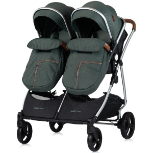 Carucior gemeni Chipolino Duo Smart 3 in 1 basil - Img 8