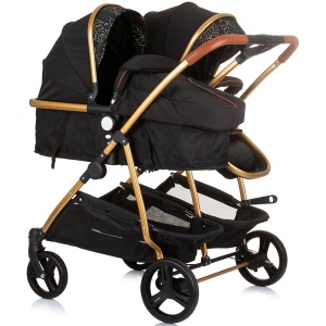 Carucior gemeni Chipolino Duo Smart 3 in 1 obsidian leaves - Img 3