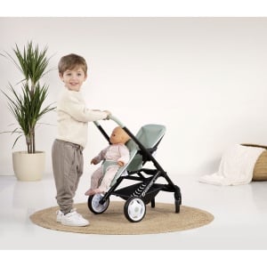 Carucior pentru papusi Smoby Maxi Cosi Twin albastru - Img 5