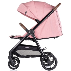 Carucior sport Chipolino Ultera cu husa picioare pink marshmallow - Img 4