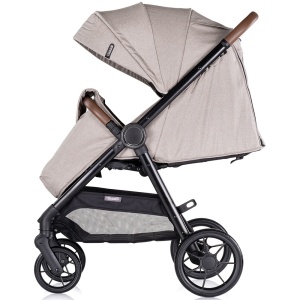 Carucior sport Chipolino Ultera cu husa picioare tiramisu - Img 5