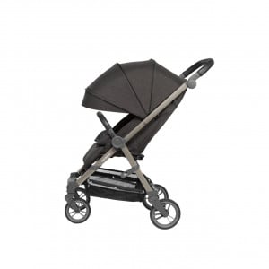 Carucior sport pliabil Skiddou Mell, Onyx, ultracompact pentru calatorii, Negru