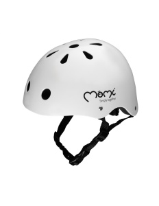 Casca bicicleta copii, Momi - White Matt - Img 1