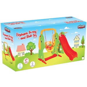 Centru de joaca Pilsan Elephant Slide and Swing Set - Img 2