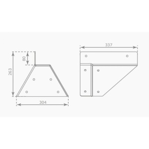 Coltar universal din otel pentru leagane KBT - Img 4