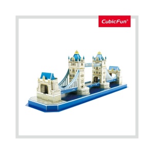 Cubic Fun - Puzzle 3D Tower Bridge (Nivel Mediu 52 Piese)