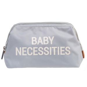 Geanta de toaleta Childhome Baby Necessities Gri