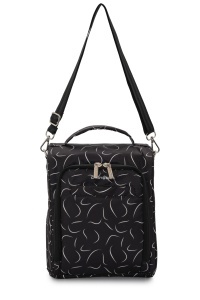 Geantă pentru scutece și accesorii bebe, SnapPack, Carry Bliss, wave negru - Img 2