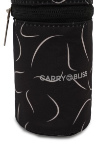 Geanta termoizolanta pentru biberon si lapte matern, Mini MilkMate, 0,8l, Carry Bliss, wave negru - Img 3