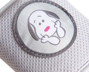 Genunchiere de protectie pentru bebelusi BabyJem, Gri