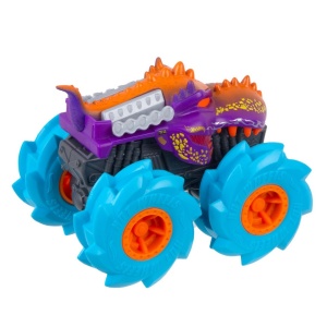 HOT WHEELS MONSTER TRUCK MASINUTA TWISTER TREDZ MEGA WREX ALBASTRU SCARA 1:43 - Img 3