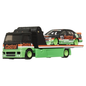 HOT WHEELS TRANSPORTATOR FLEET STREET CU MASINUTA HONDA ACCORD 96 SCARA 1:64 - Img 2