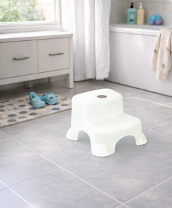 Inaltator cu doua trepte Step Stool BabyJem, Bej - Img 6