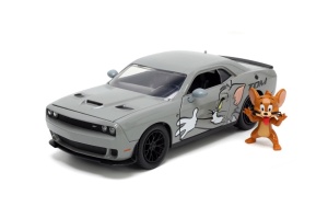 JADA MASINA METALICA DODGE CHALLENGER HELLCAT SCARA 1 LA 24 SI FIGURINA JERRY - Img 2