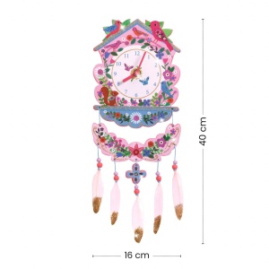 Joc creativ DIY Ceas de perete, Djeco - Img 3