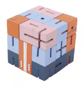Joc logic 3D puzzle Boy albastru