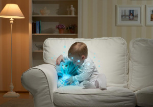 Jucarie cu proiectie Chicco Ursuletul bebelus, albastra, 0luni+ - Img 3