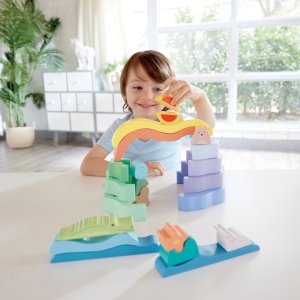 Jucarie din lemn de stivuit pentru copii - Natura - Img 8