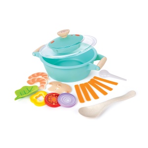 Jucarie - Set de gatit alimente la aburi pentru copii (16 piese) - Img 3