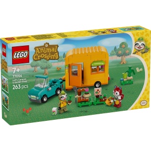 LEGO ANIMAL CROSSING CARAVANA SI MAGAZINUL DE GRADINARIT AL LUI LEIF 77054