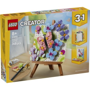 LEGO CREATOR TABLOU DECORATIV CU ARTA FLORALA 31390 - Img 1