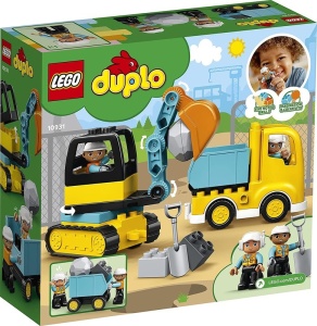 LEGO DUPLO CAMION SI EXCAVATOR PE SENILE 10931 - Img 2