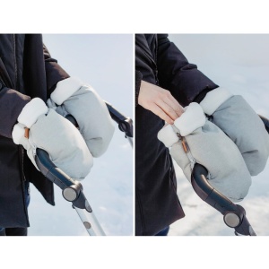Manusi pentru carucior Beaba Heather Grey - Img 4